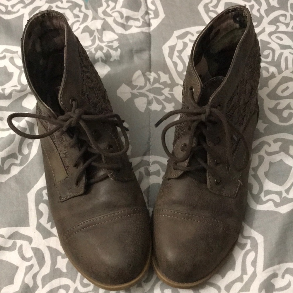 [JELLYPOP]  lace boots